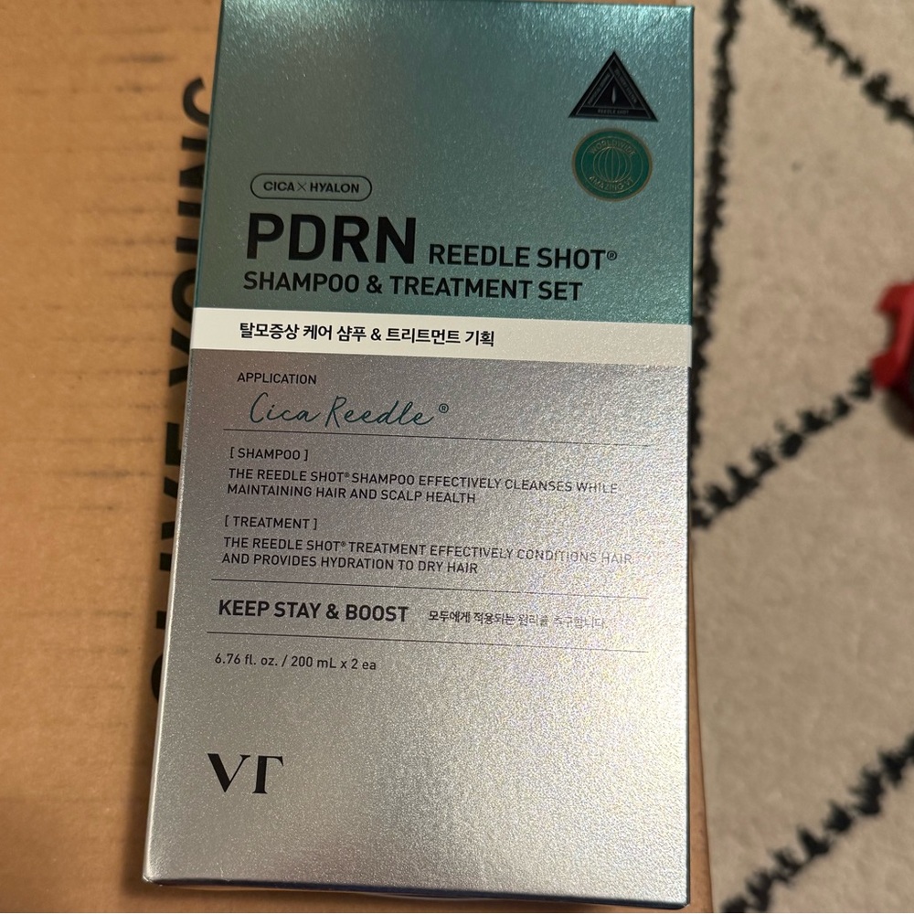 VT PDRN Reedle Shot Shampoo & Hair Treatment Set